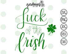 Load image into Gallery viewer, Luck of the Irish SVG Cut File
