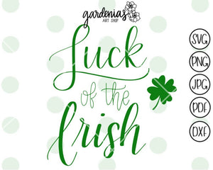 Luck of the Irish SVG Cut File