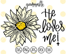 Load image into Gallery viewer, Daisy He Loves Me SVG Cut File

