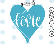 Load image into Gallery viewer, Lovie SVG Cut File
