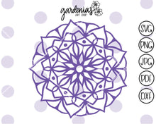 Load image into Gallery viewer, Mandala Monograms SVG Cut File
