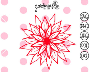 Flower SVG Cut File