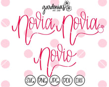 Load image into Gallery viewer, Novia Novio SVG Cut File
