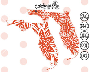 Florida Mandalas SVG Cut Files