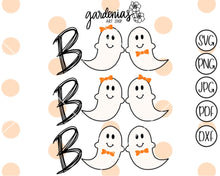 Load image into Gallery viewer, Boo with Ghosts SVG Cut File
