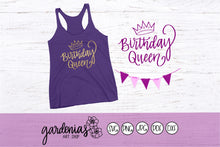 Load image into Gallery viewer, Birthday Queen Bundle SVG Cut Files
