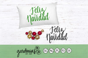 Feliz Navidad SVG Cut File