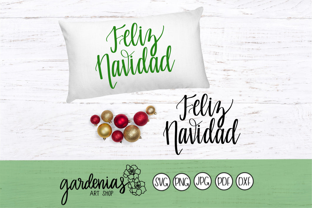 Feliz Navidad SVG Cut File