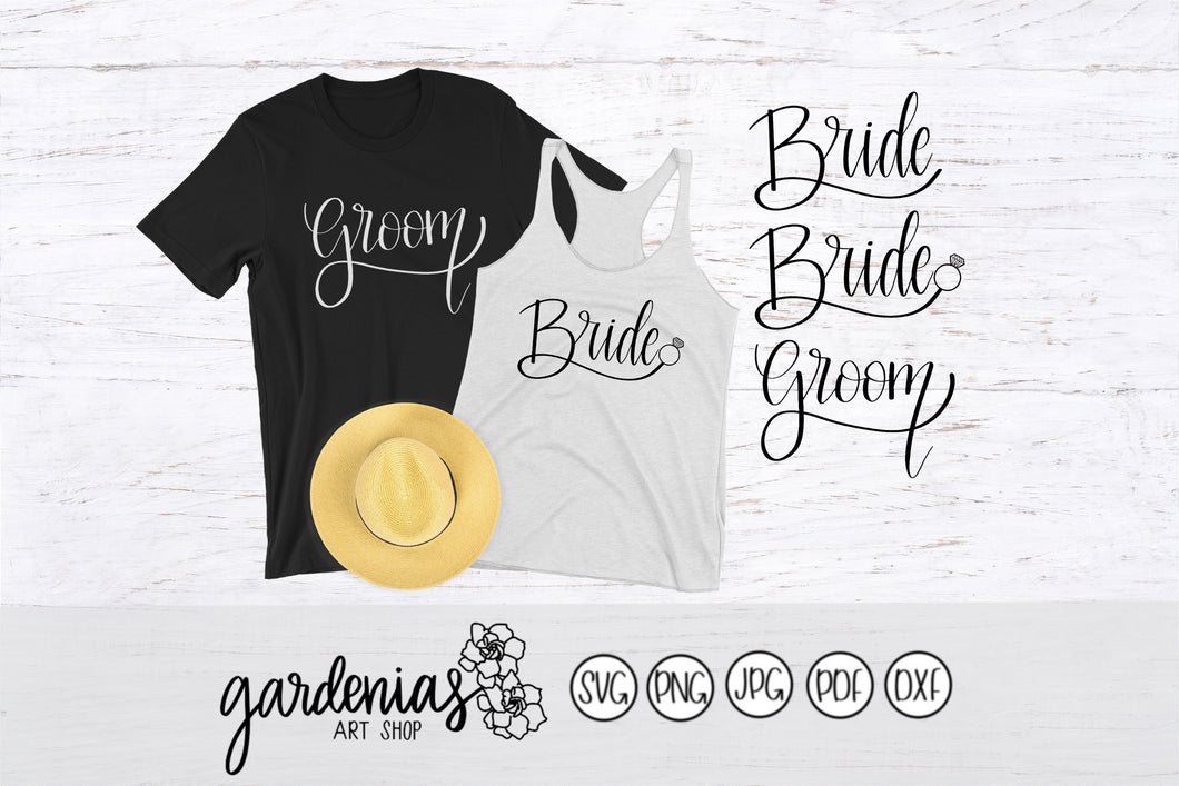 Bride and Groom SVG Cut File