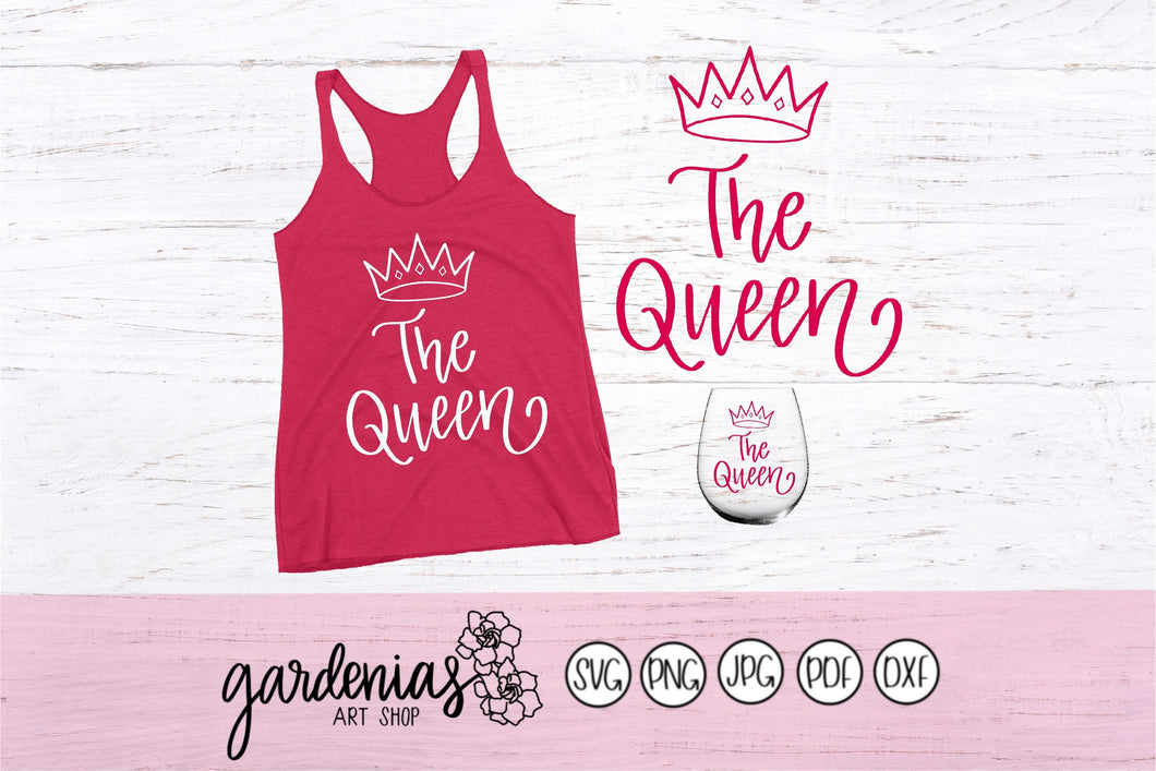 The Queen Crown SVG Cut File