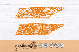 Tennessee Mandalas SVG Cut Files