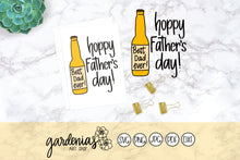 Load image into Gallery viewer, Happy Father&#39;s Day Beer Pun SVG Cut File
