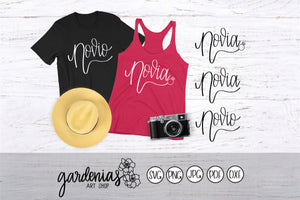 Novia Novio SVG Cut File