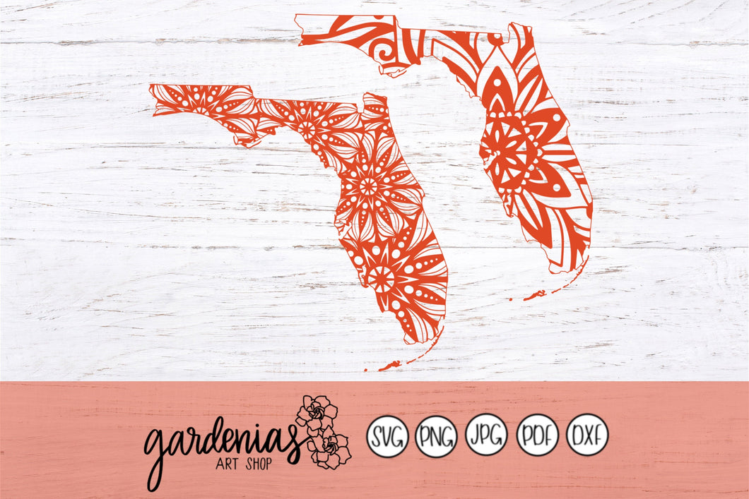 Florida Mandalas SVG Cut Files