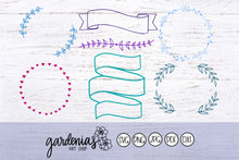 Load image into Gallery viewer, Laurels Wreaths and Banners SVG Bundle Cut Files
