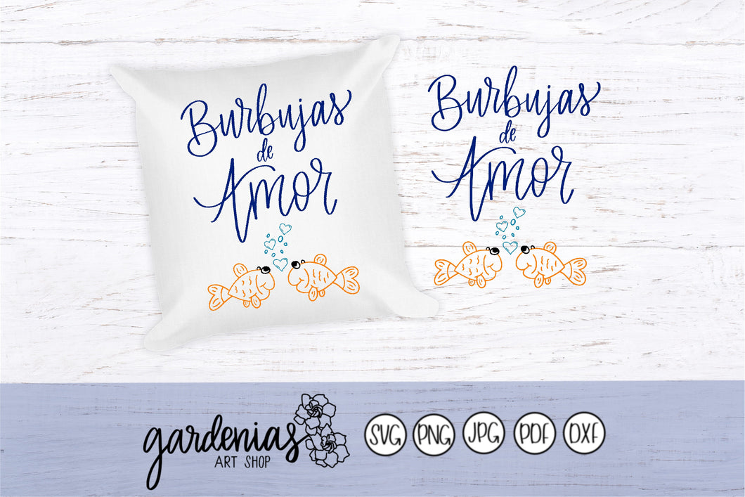 Burbujas de Amor SVG Cut File