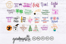 Load image into Gallery viewer, Holiday SVG Bundle Cut Files - Year Round Bundle SVGs
