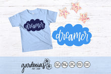 Load image into Gallery viewer, Dreamer in Cloud SVG Cut File
