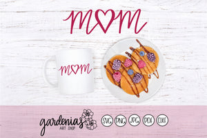 Mom Heart SVG Cut File