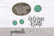 Load image into Gallery viewer, Welcome to Our Home SVG Cut File
