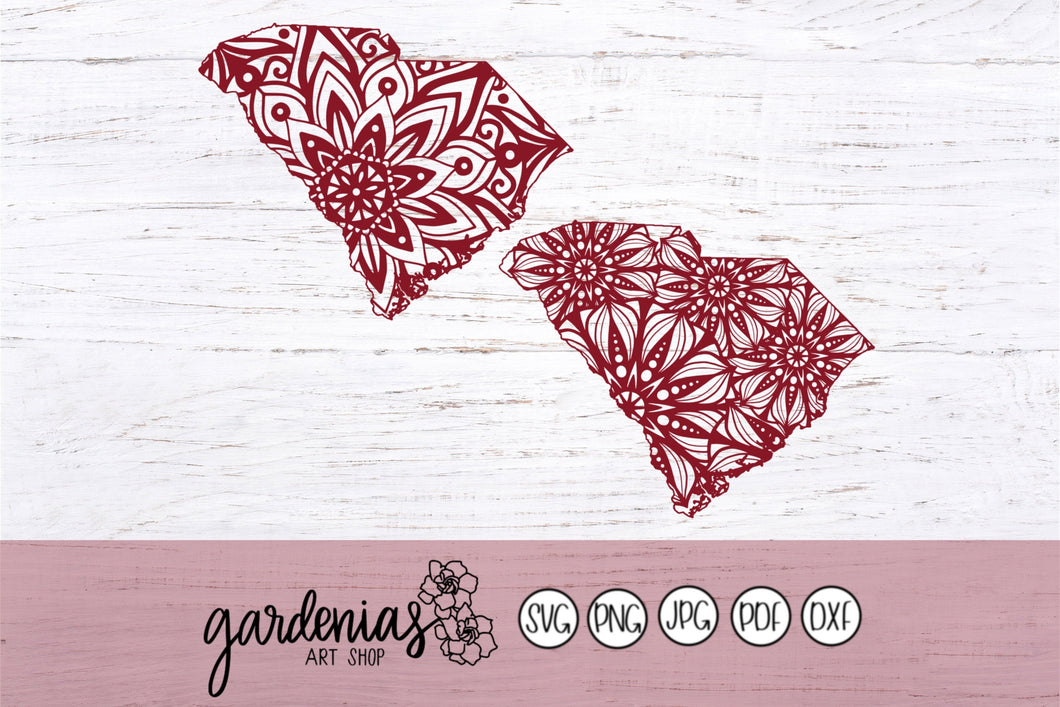 South Carolina Mandalas SVG Cut Files