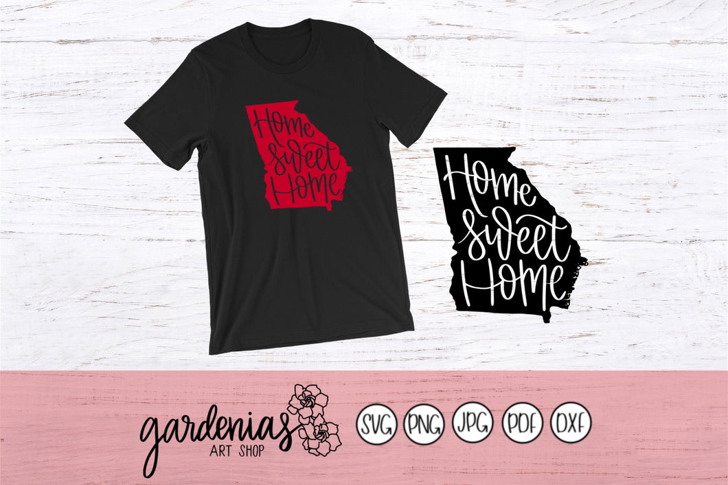 Georgia Home Sweet Home SVG Cut File