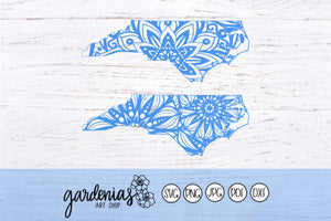 North Carolina Mandalas SVG Cut Files