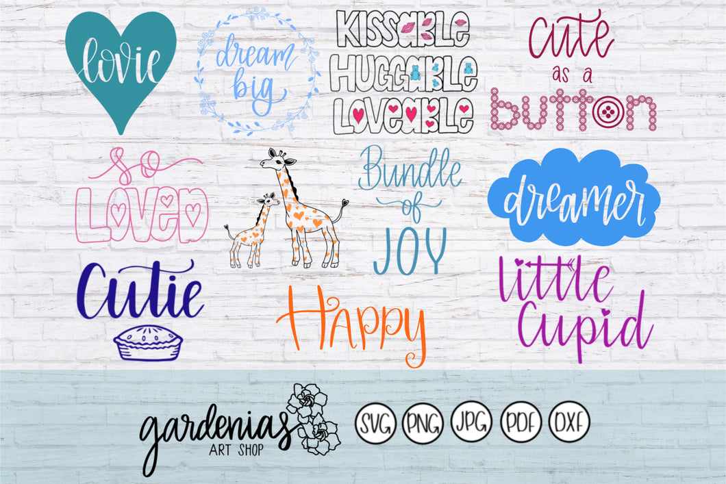 Baby SVG Bundle Cut Files