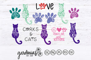 Cat SVG Bundle Cut Files