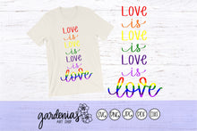 Load image into Gallery viewer, Love is Love SVG Cut File
