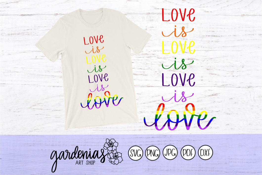 Love is Love SVG Cut File