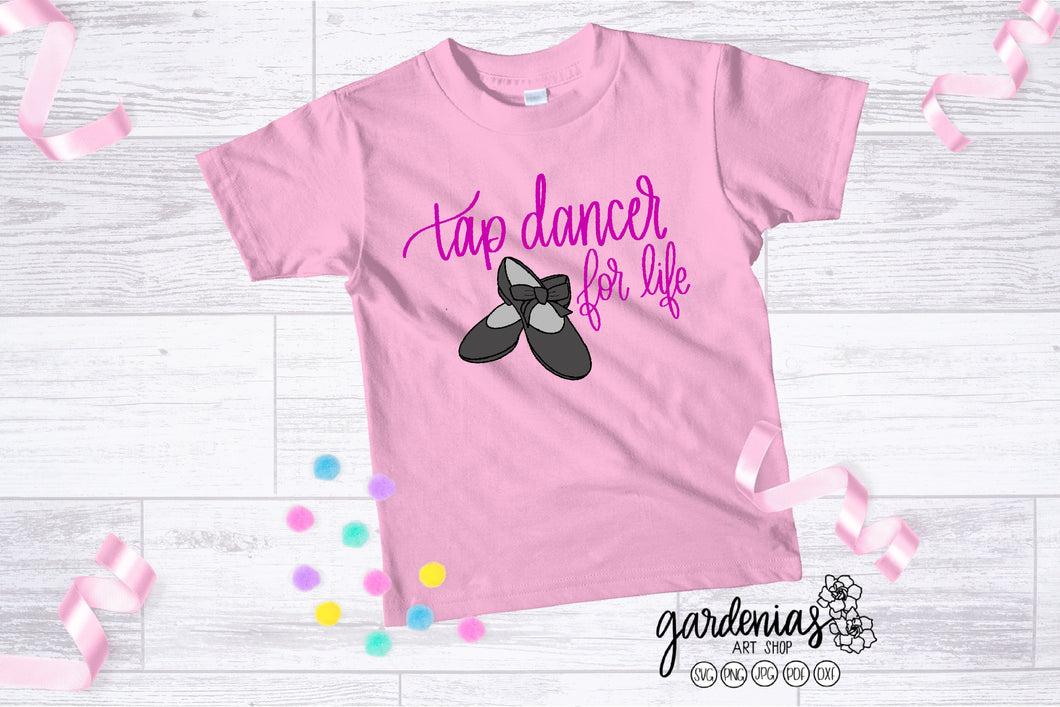 Tap Dancer for Life SVG Cut File