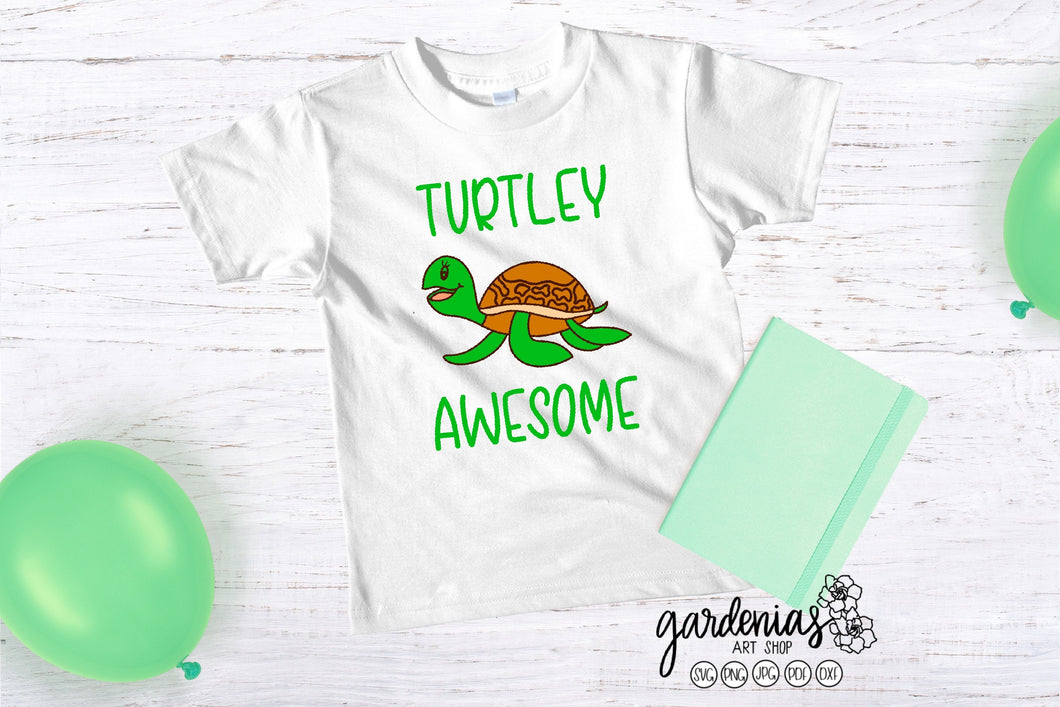 Turtley Awesome SVG Cut File