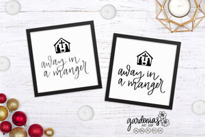 Away in a Manger SVG Cut File