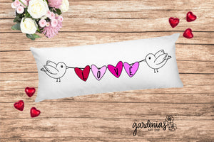 Love Birds Banner SVG Cut File