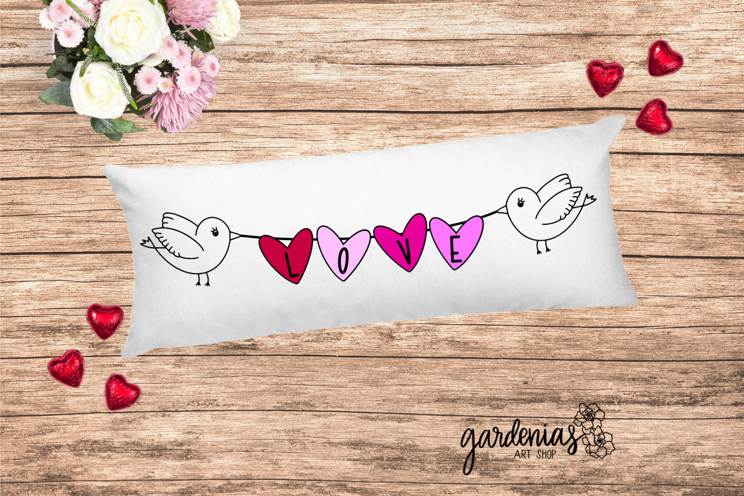 Love Birds Banner SVG Cut File