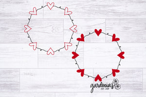 Heart Frame SVG Cut File