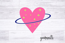 Load image into Gallery viewer, Love Heart Planet SVG Cut File
