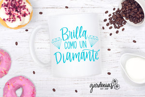 Brilla como un Diamante SVG Cut File