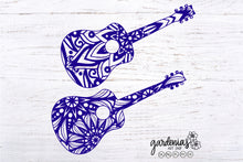 Load image into Gallery viewer, Guitar Mandalas SVG Cut File
